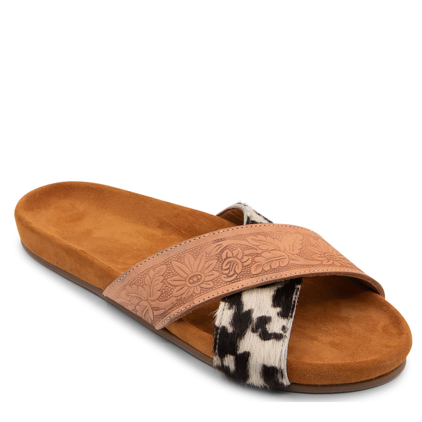 Women Footbed Sandal - Leather