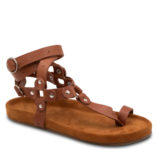 Edith Footbed Leather Sandal