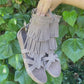 Eden Fringe Suede Sandal