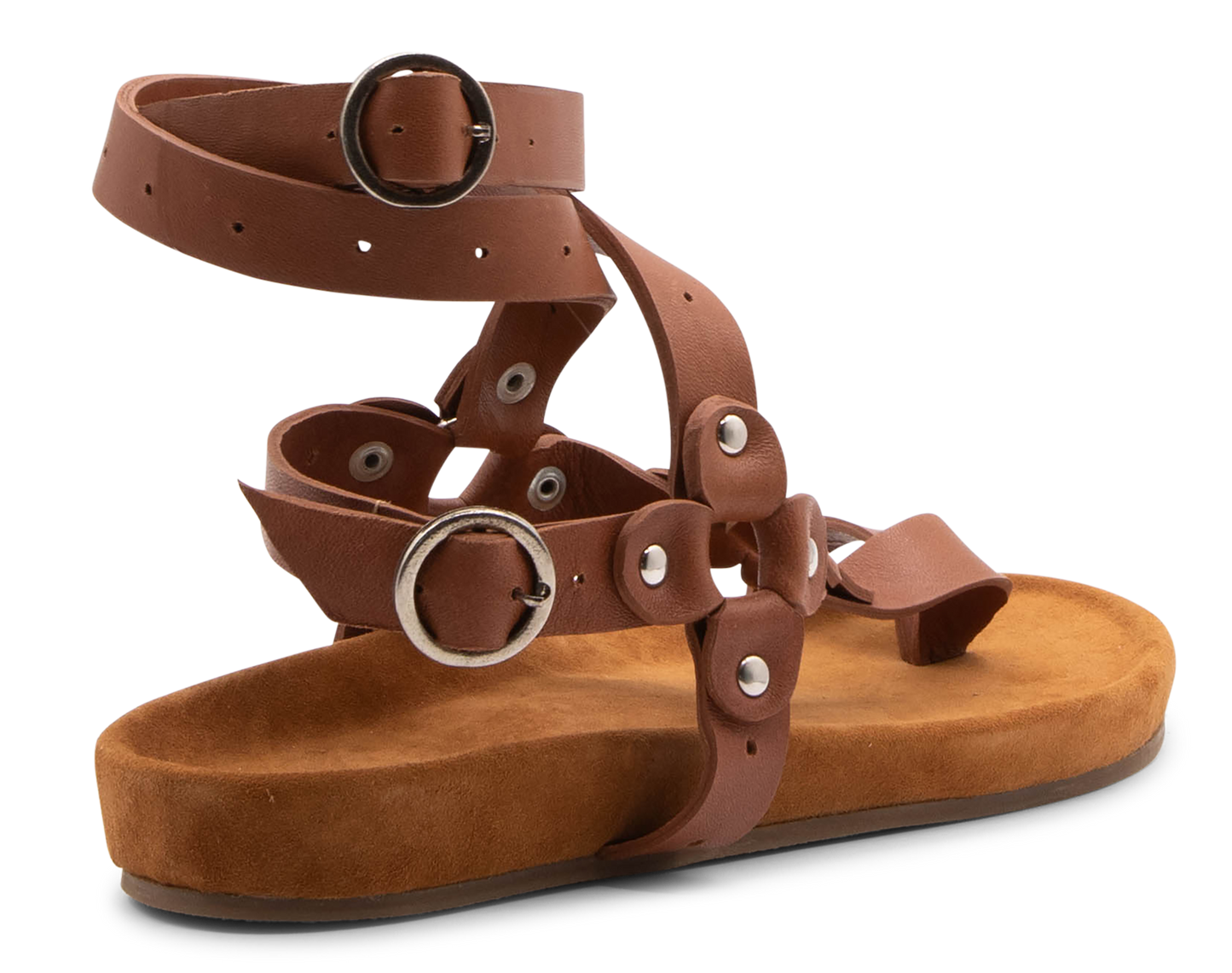 Edith Footbed Leather Sandal