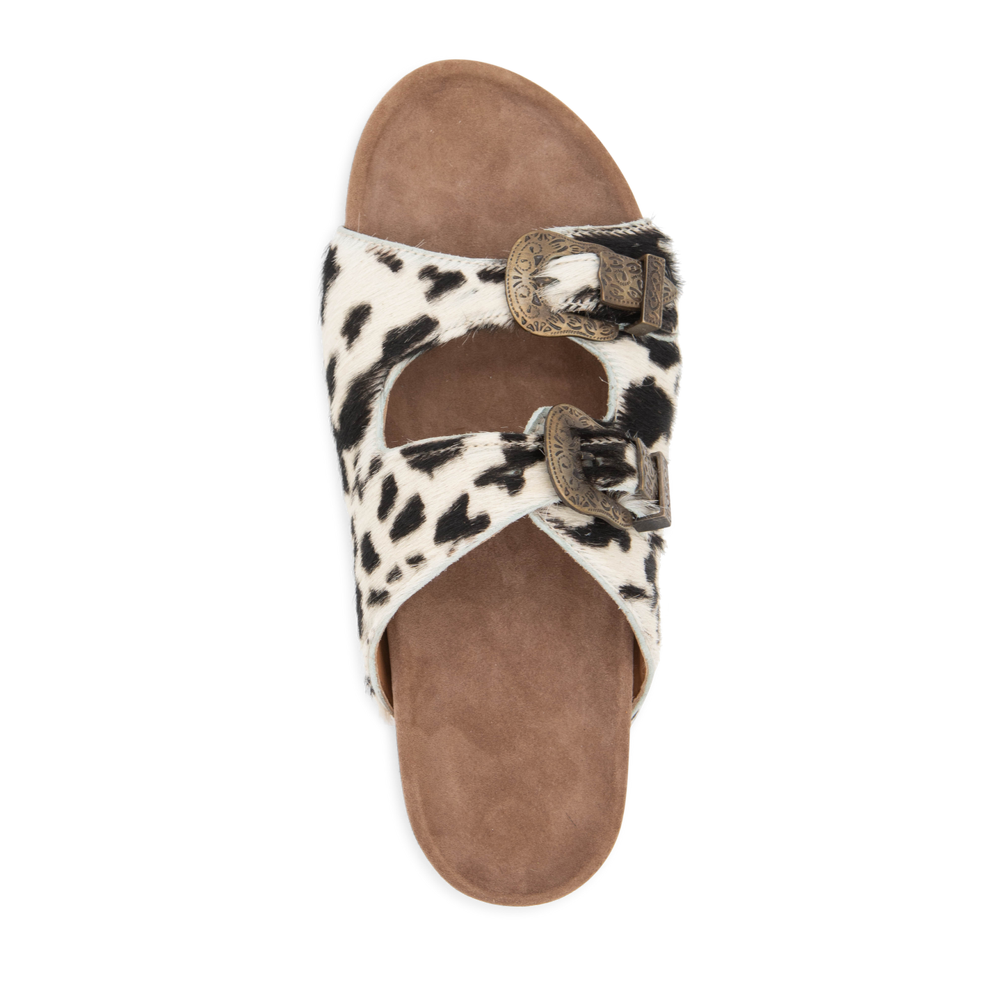 Eda Footbed Pony Hair Sandal